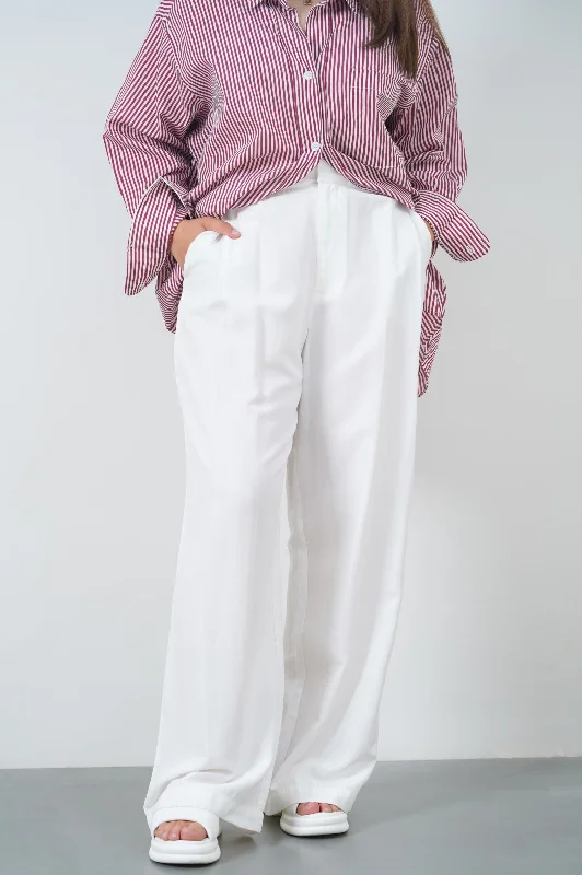 STONE-WASH LONG TROUSERS