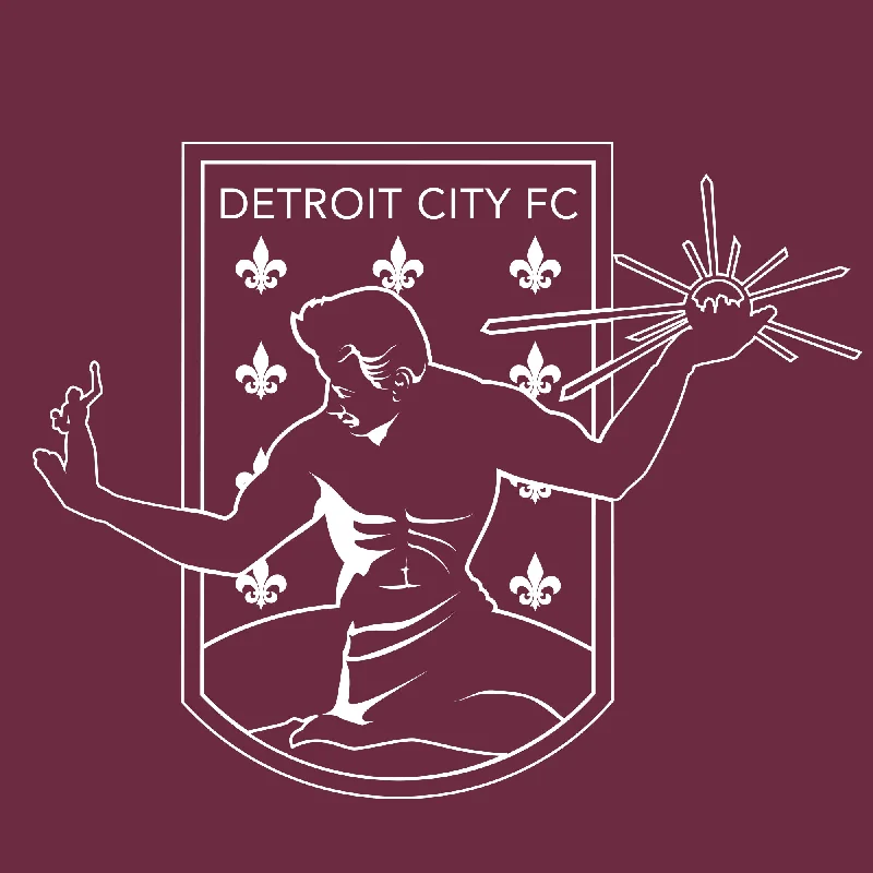 DCFC Outline Hoodie - Maroon