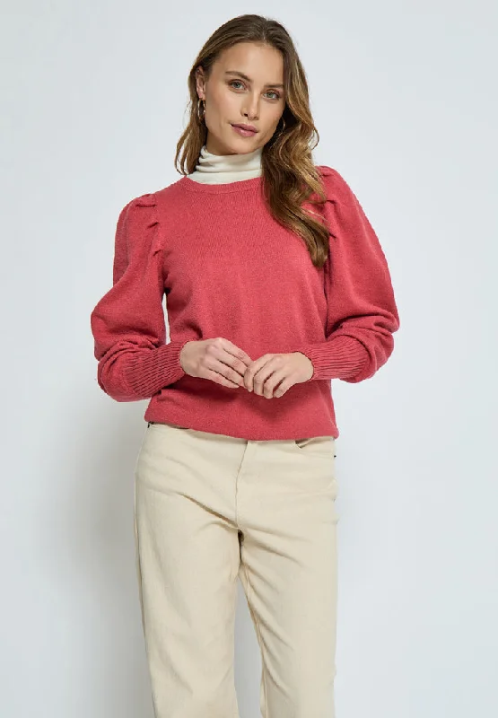 Anissa Pullover - Mineral Red Metallic