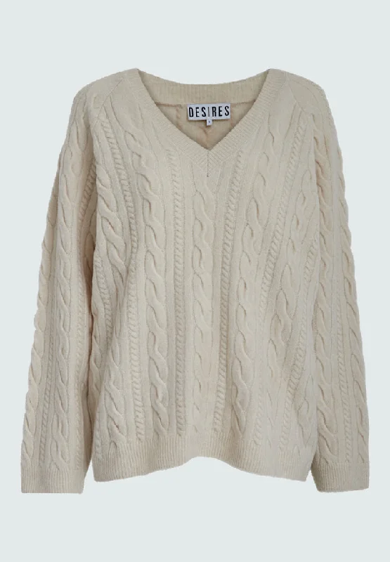 DSPhilipa GRS Pullover - Fog Sand Mel.