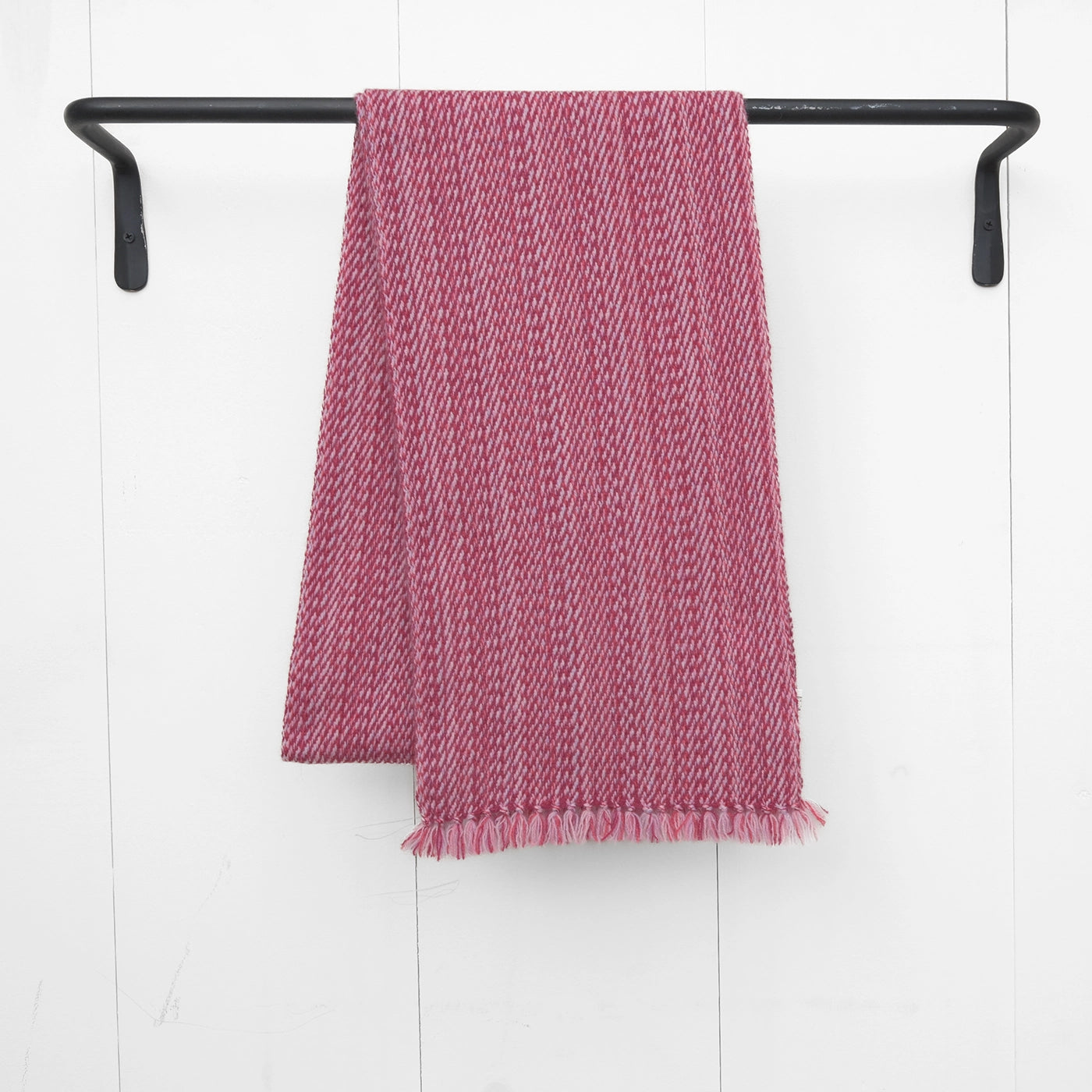 Magenta Handwoven Cashmere Scarf