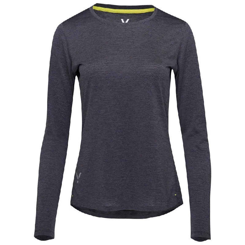 Womens Astral Long Sleeve Tech T-Shirt (Graphite)